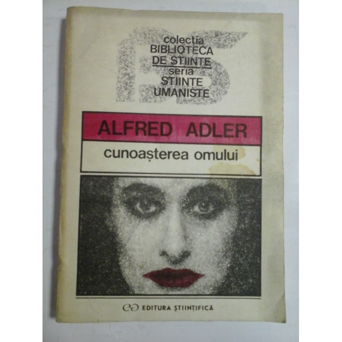 CUNOASTEREA OMULUI  -  ALFRED ADLER